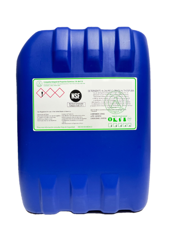 SANITIZANTE A BASE DE CUATERNARIO DE AMONIO DE CUARTA GENERACIÓN - S - C